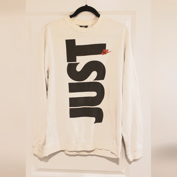 Nike Sweatshirt Just Do It Large - Picture 1 of 3